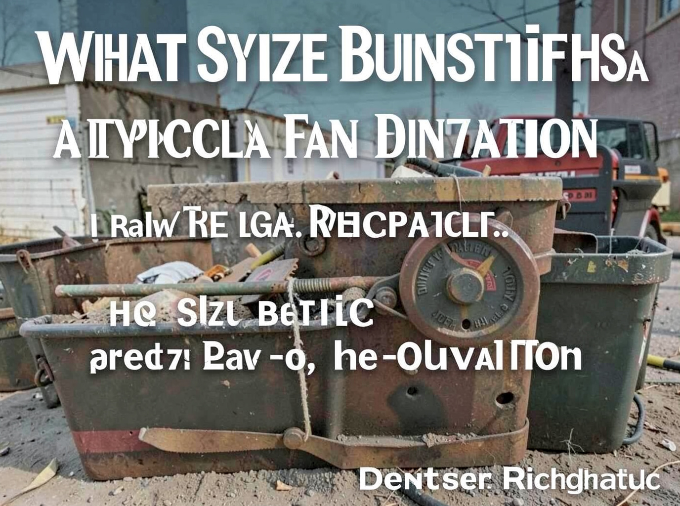 What Size Dumpster Fits a Typical Fan District Renovation